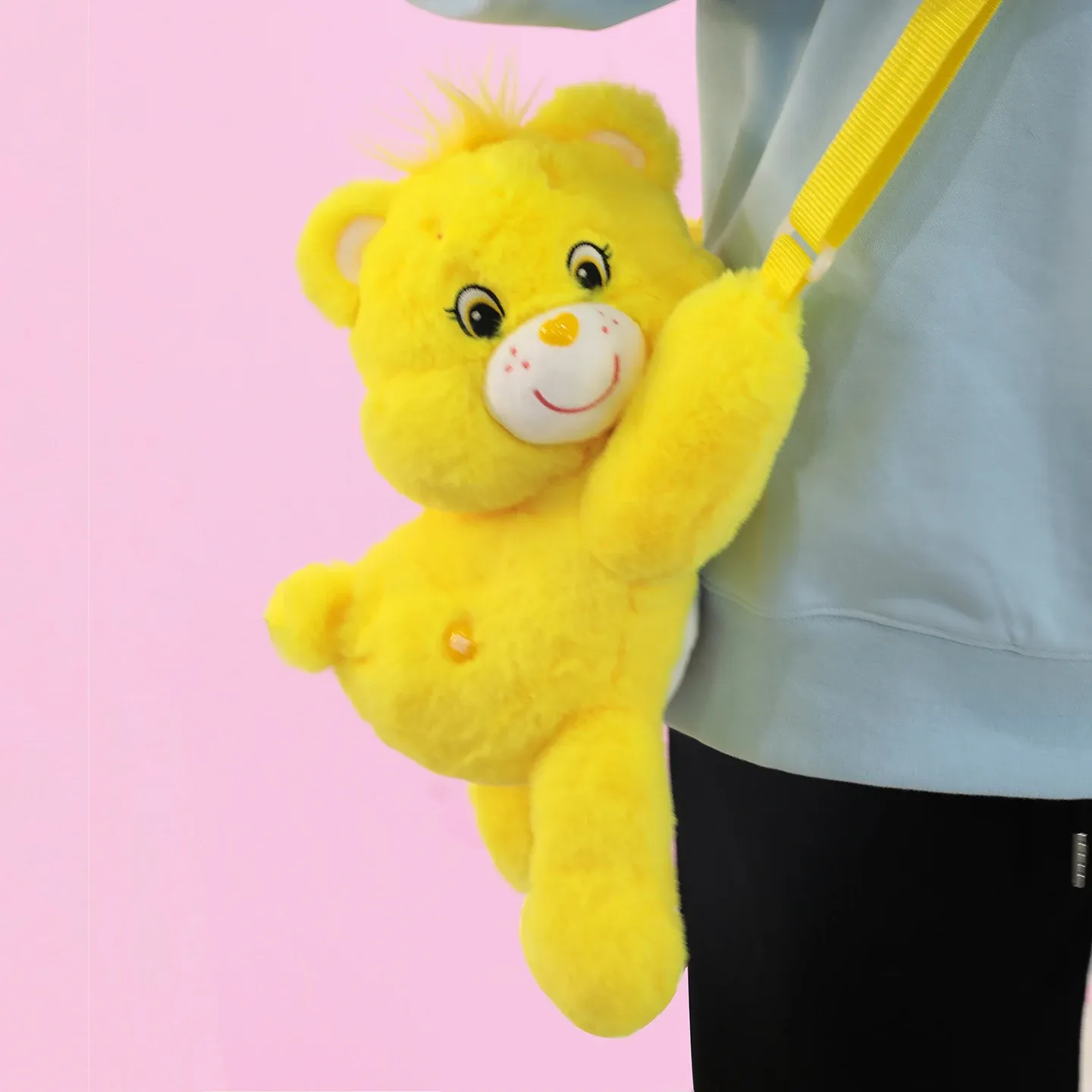 Sac bandoulière en peluche Care Bears 3D 30 cm, design Kawaii en forme d'ours 10