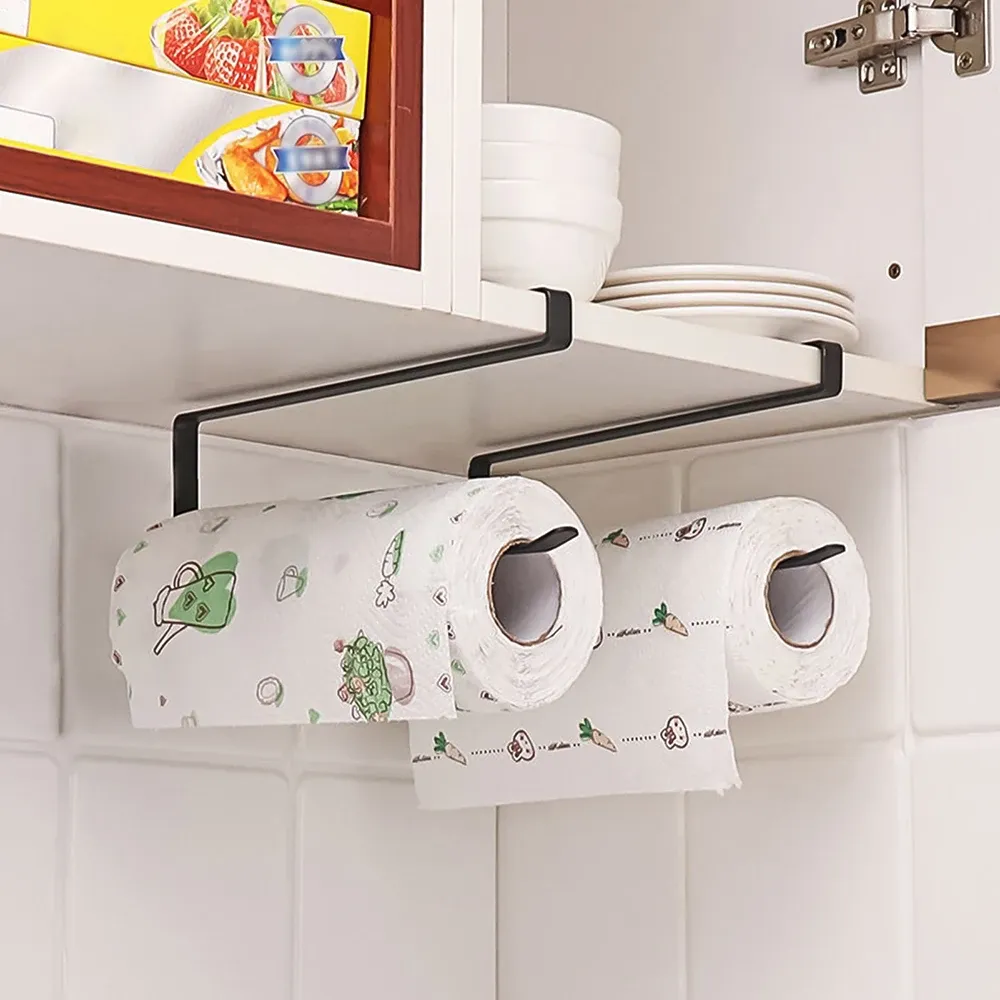 Porte-essuie-tout suspendu pour cuisine et salle de bain 2