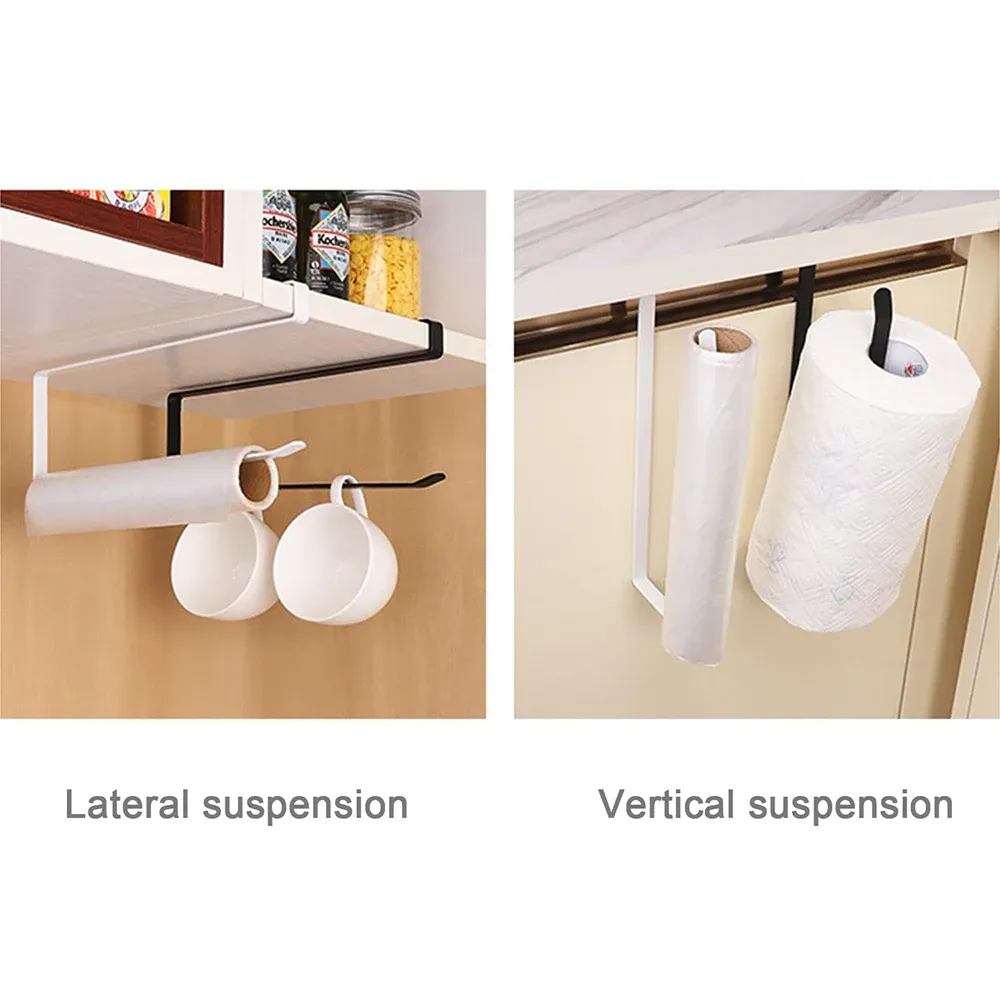 Porte-essuie-tout suspendu pour cuisine et salle de bain 5