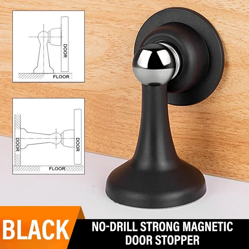 Butoir de porte magnétique en situation