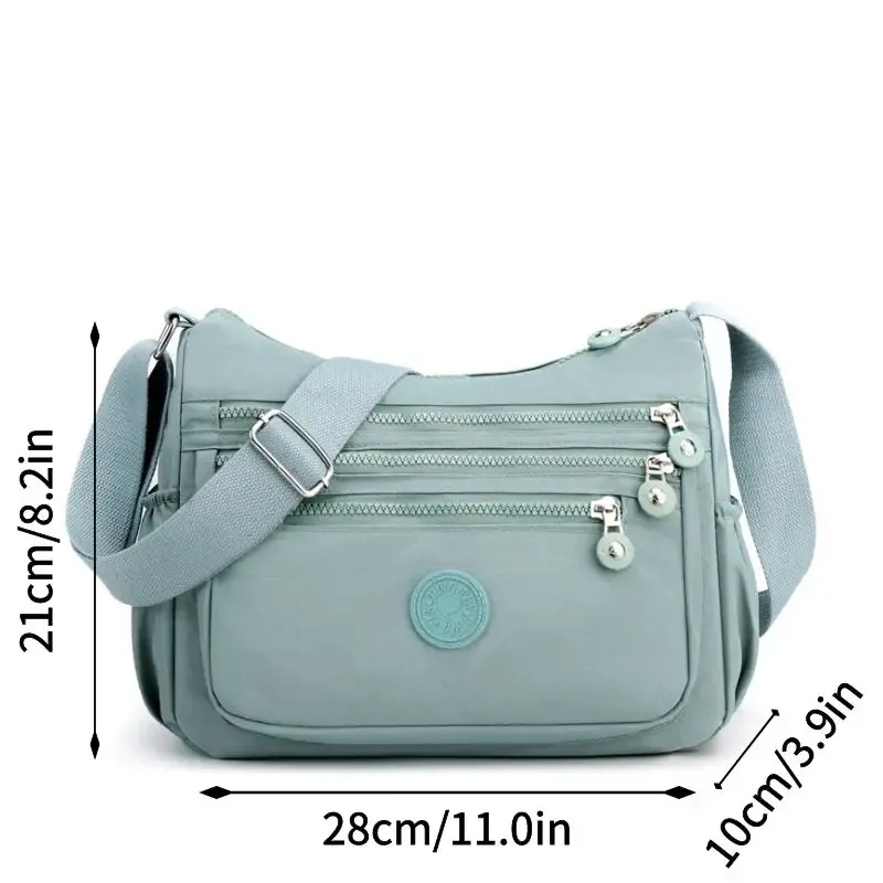 Sac bandoulière imperméable en nylon pour femme 6