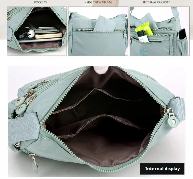 Sac bandoulière imperméable femme, vue finale