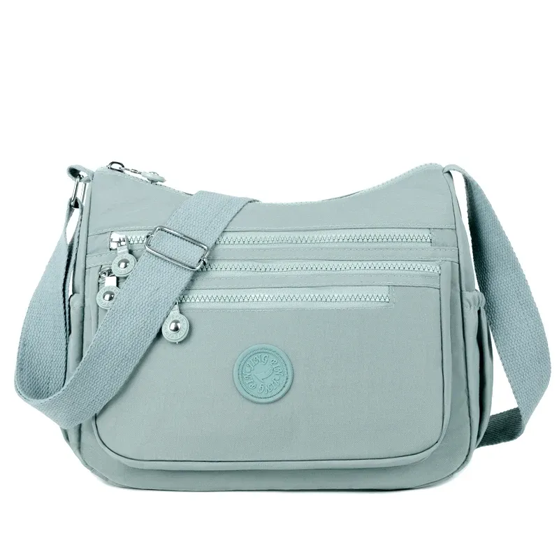 Sac bandoulière imperméable en nylon pour femme 12