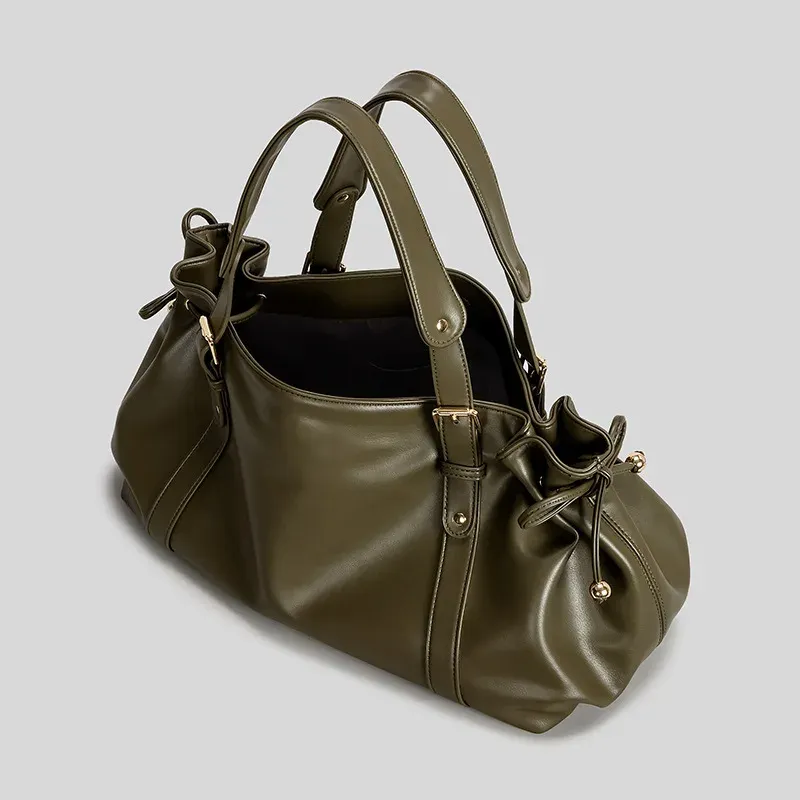 Sac bandoulière Boston pour femme en polyester souple, élégant et polyvalent, idéal pour le travail 3
