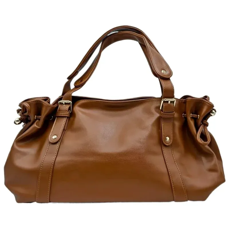 Sac bandoulière Boston pour femme en polyester souple, élégant et polyvalent, idéal pour le travail 5