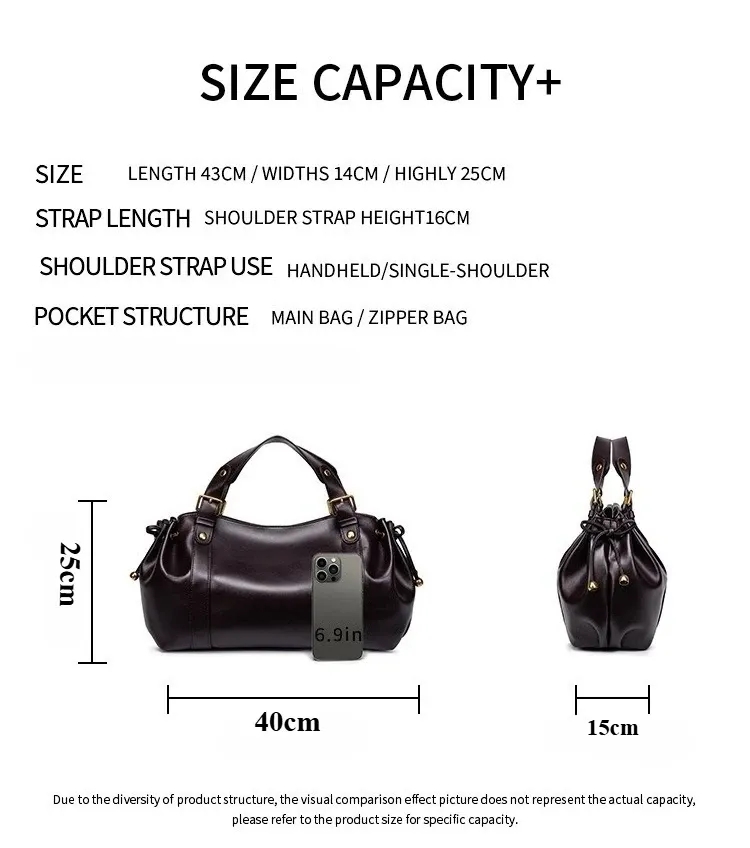 Sac bandoulière Boston, détail des lignes