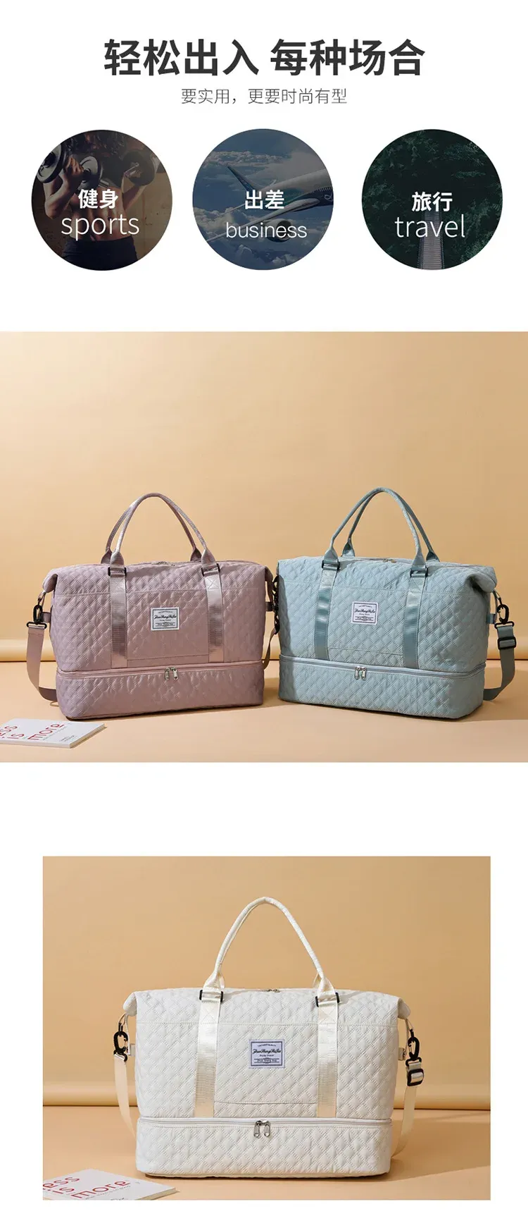 Sac de voyage en situation