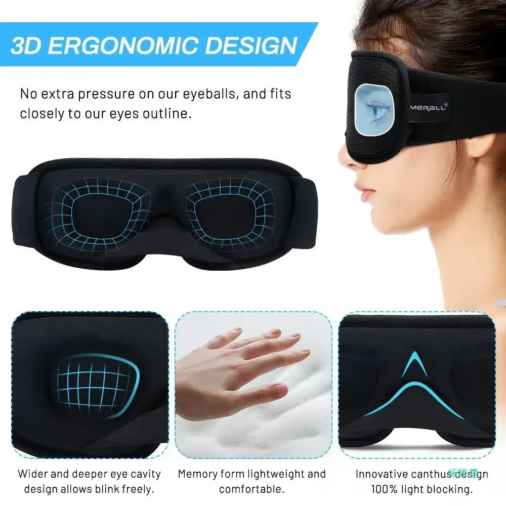 Masque de sommeil léger et flexible