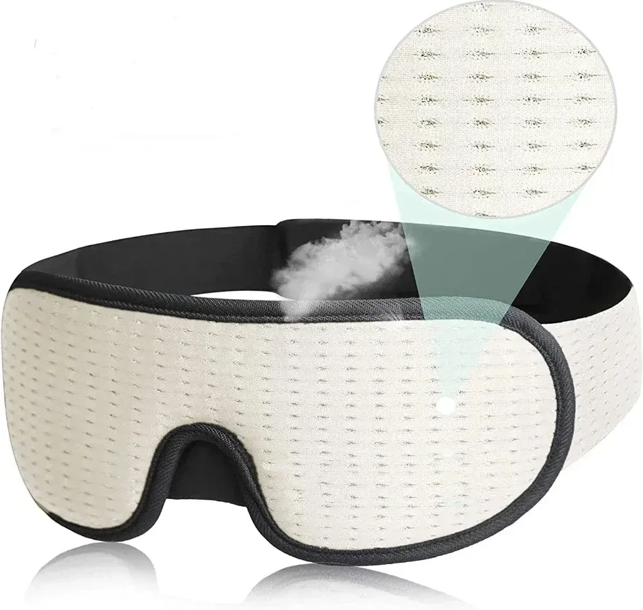 Masque de sommeil 3D occultant pour les yeux, doux et respirant, idéal pour le voyage 14