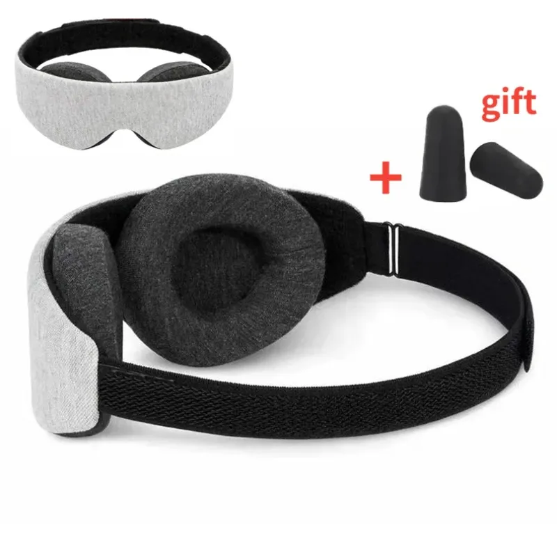 Masque de sommeil 3D occultant pour les yeux, doux et respirant, idéal pour le voyage 9