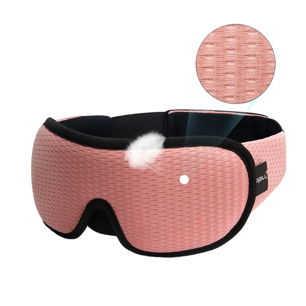 Masque de sommeil 3D occultant pour les yeux, doux et respirant, idéal pour le voyage 8