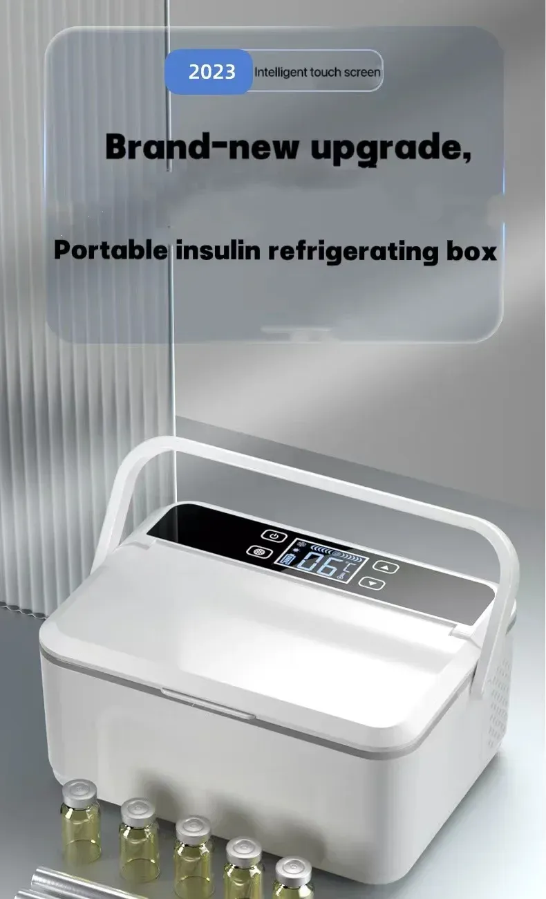 Réfrigérateur à insuline portable, vue finale