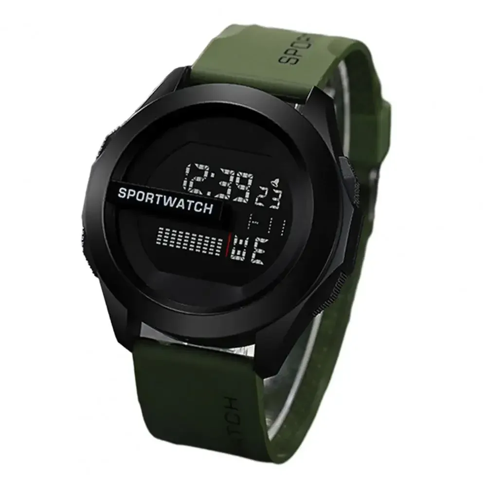 Montre de sport numérique pour homme à LED, multifonction et étanche, idéale pour le fitness 9