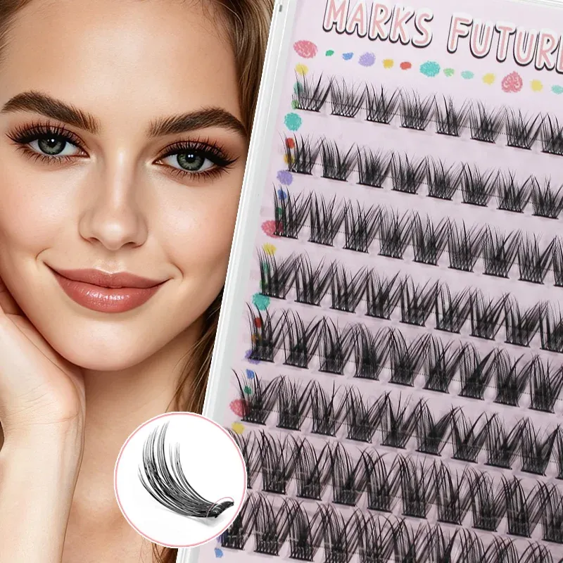 Faux cils autocollants Marks Future, épais et recourbés