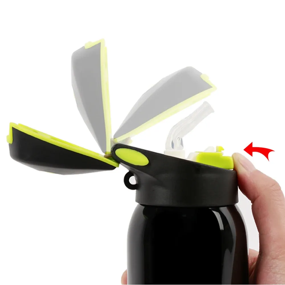 Bouteille isotherme sportive, vue de profil