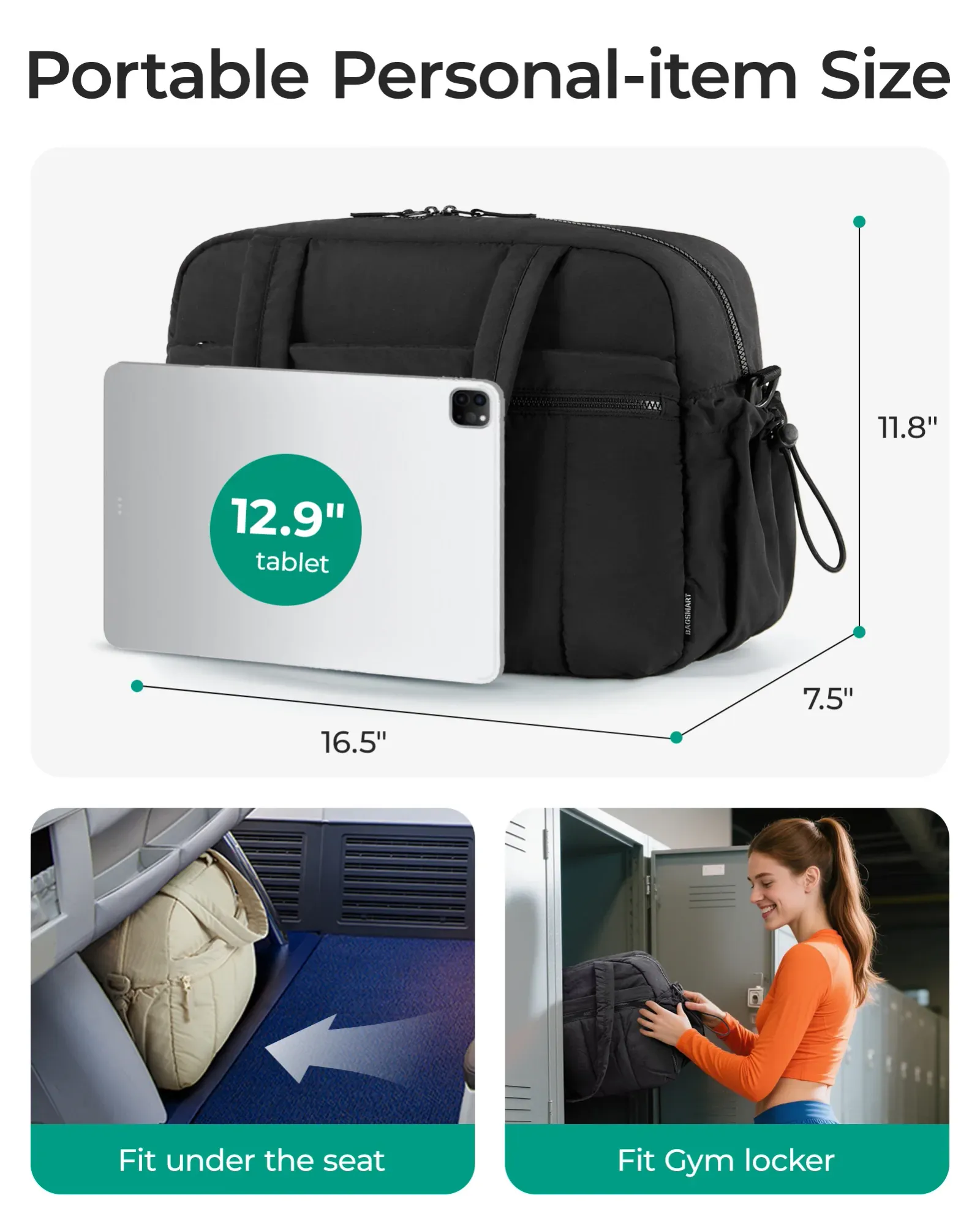 Détails du sac de voyage BAGSMART