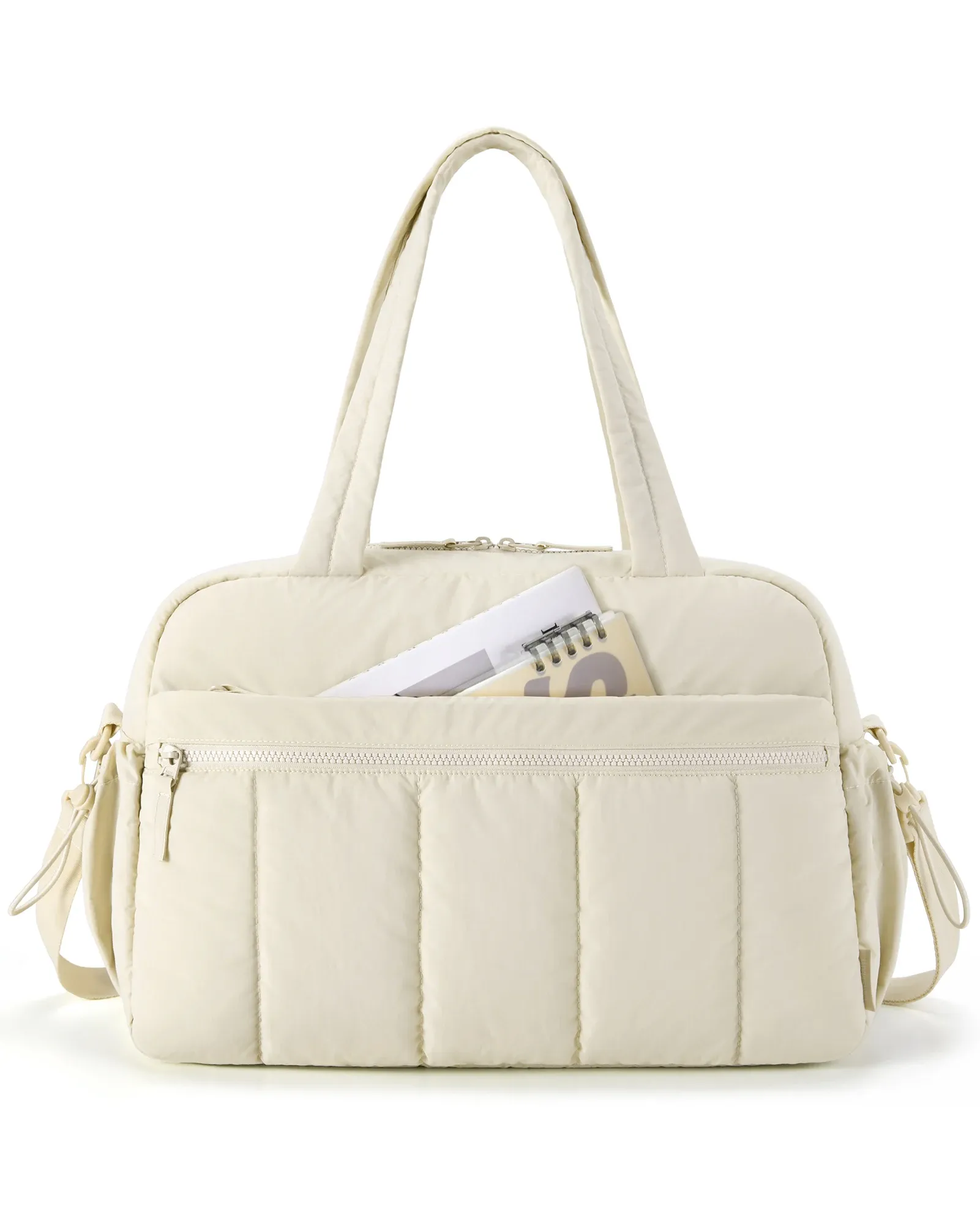 BAGSMART Sac de voyage pour femme à bandoulière, grande capacité, idéal pour le week-end et le sport 9