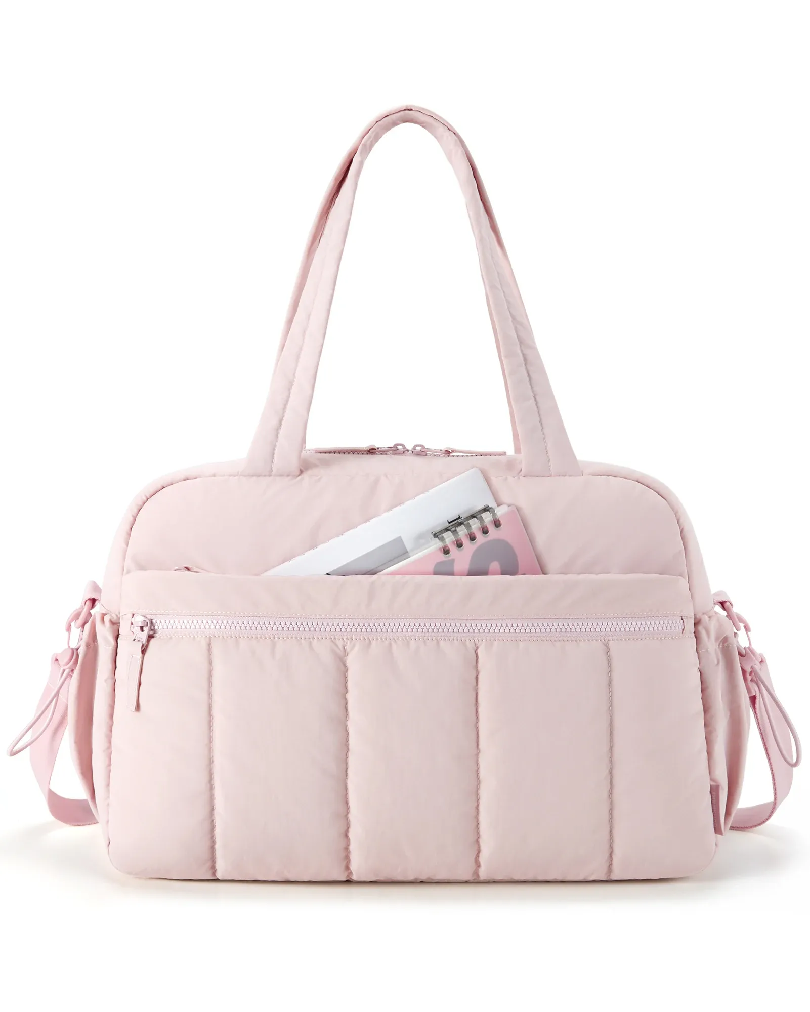 BAGSMART Sac de voyage pour femme à bandoulière, grande capacité, idéal pour le week-end et le sport 7
