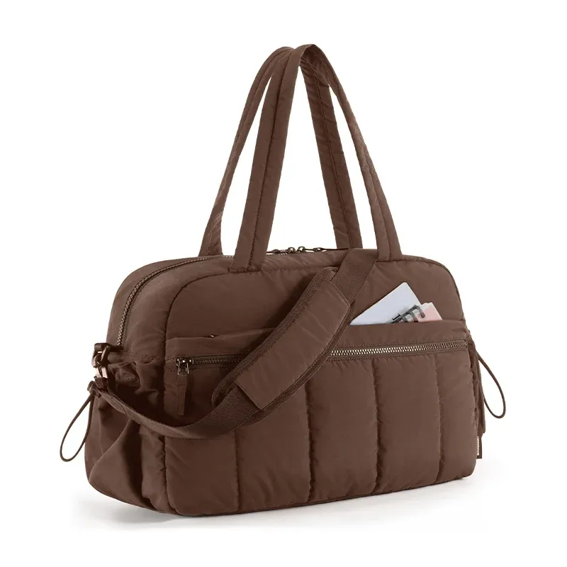 BAGSMART Sac de voyage pour femme à bandoulière, grande capacité, idéal pour le week-end et le sport 11