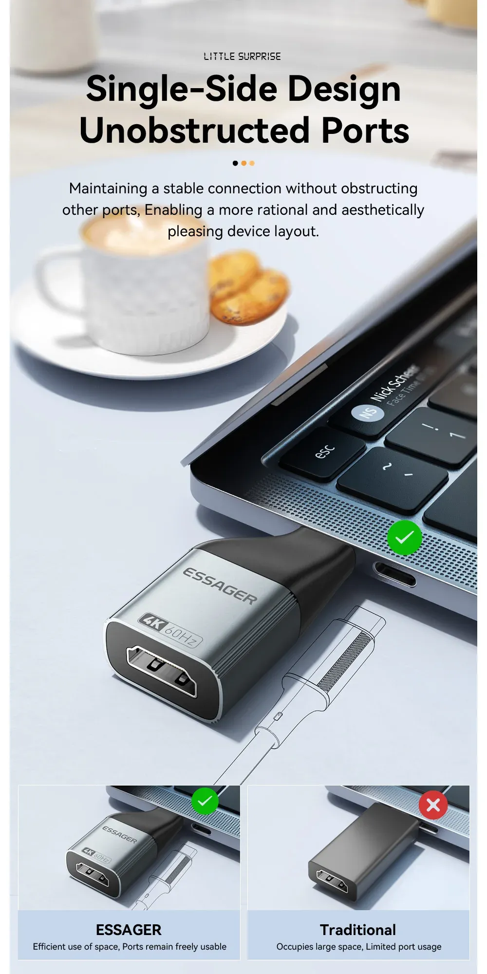 Adaptateur USB-C pour divertissement à domicile