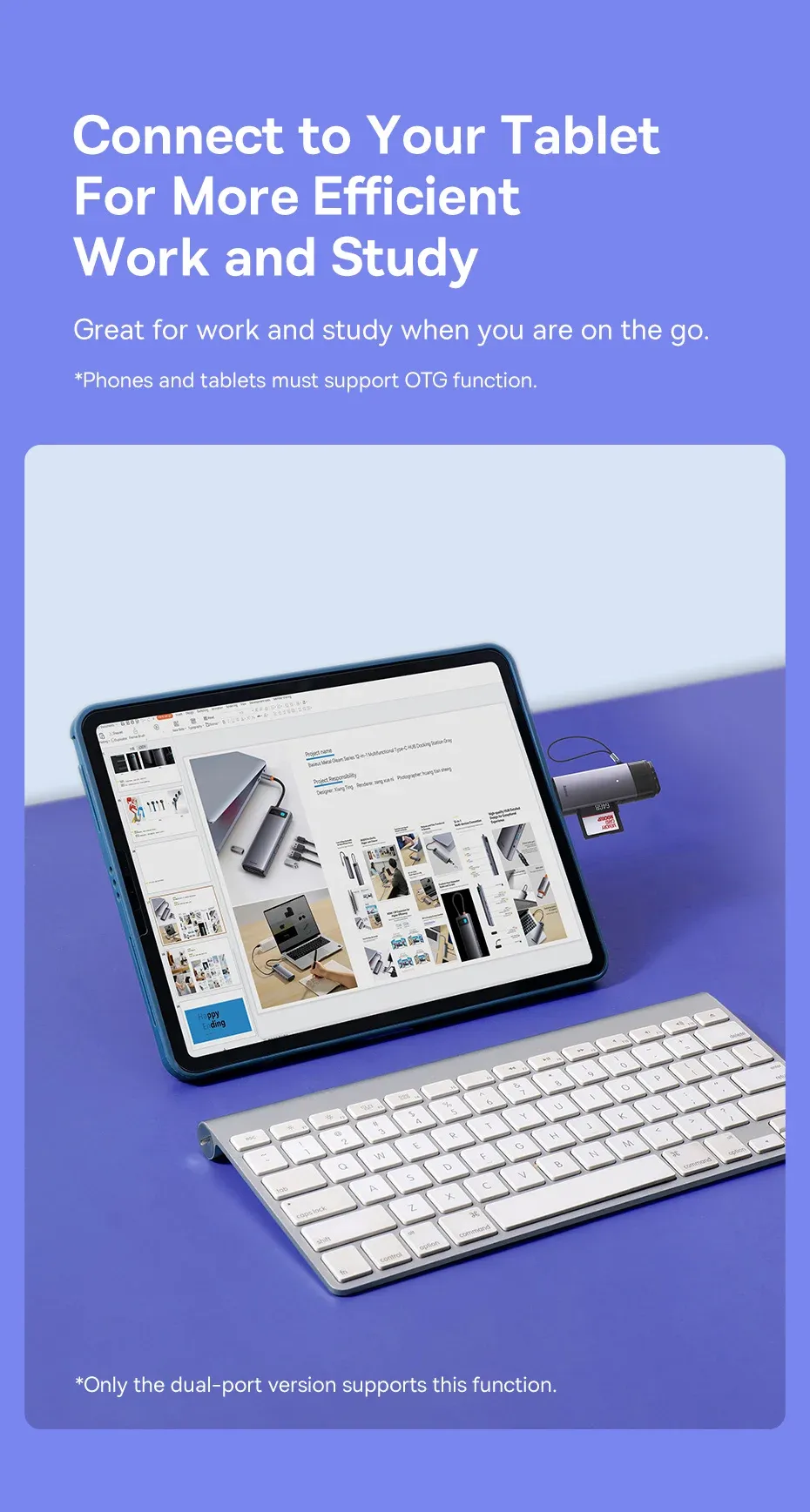 Connexion à une tablette