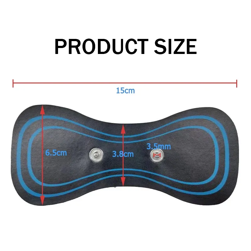 Électrodes de massage en utilisation