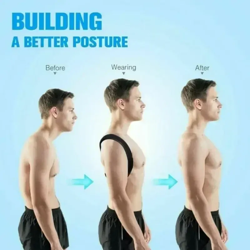 Correcteur de posture, vue de dos