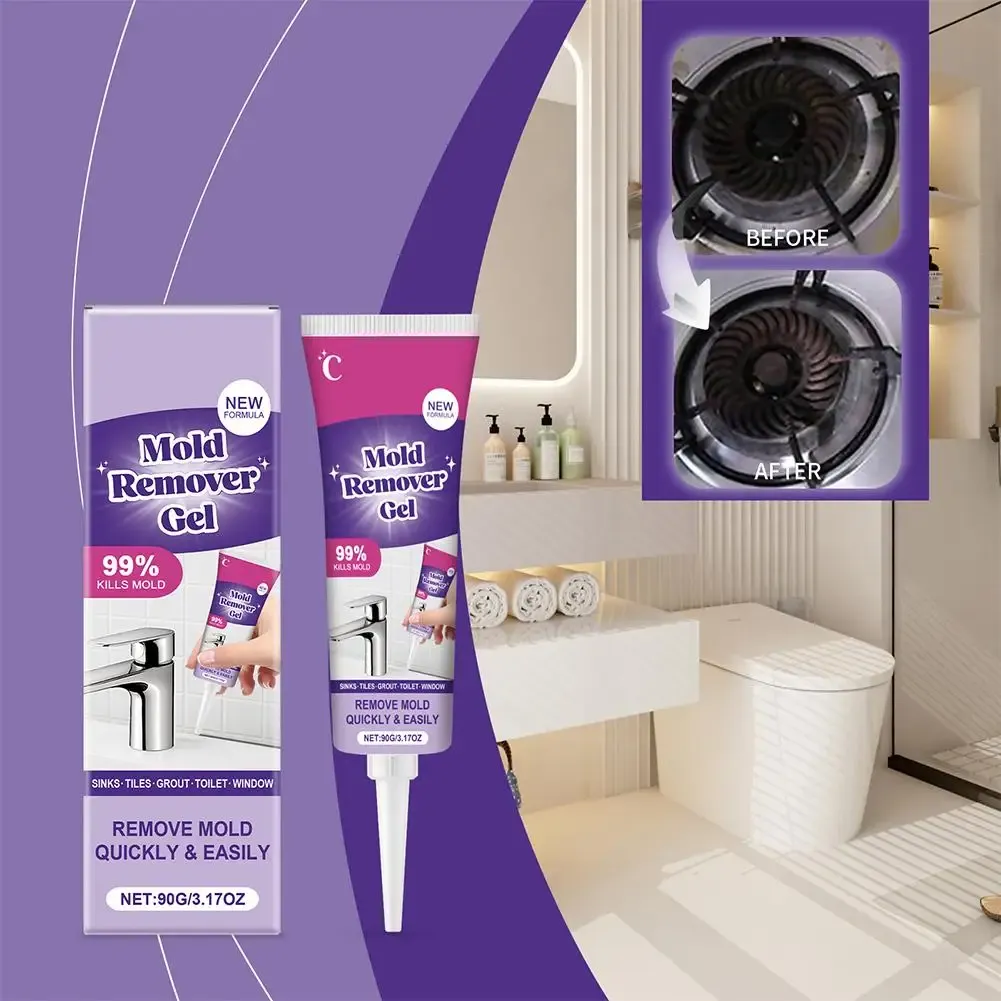 Gel nettoyant pour carrelage mural, joints et salle de bains, anti-moisissures, nettoyage quotidien de la maison 3