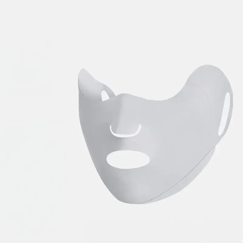 Masque de protection solaire anti-UV en soie glacée, respirant et lavable, pour le cyclisme, avec protection anti-poussière et couverture des coins des yeux 7