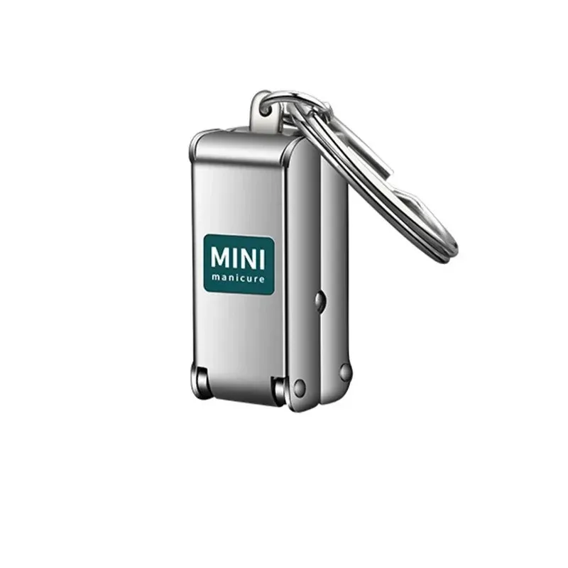Coupe-ongles compact et portable en acier inoxydable avec rangement et angle de lame 13