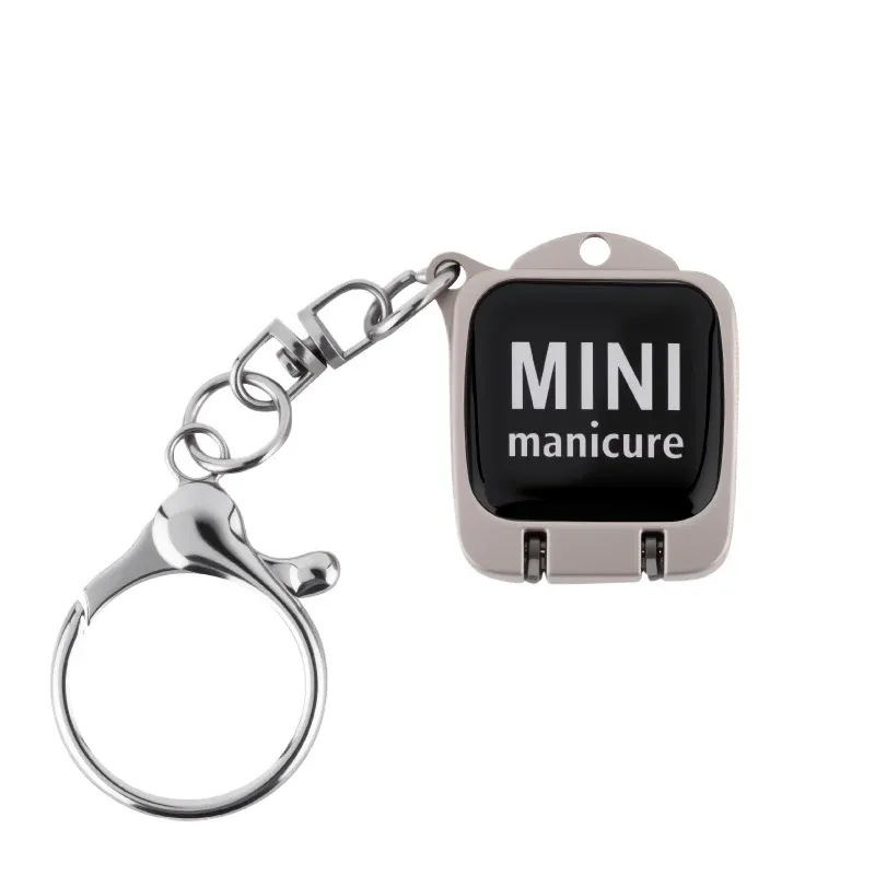 Coupe-ongles compact et portable en acier inoxydable avec rangement et angle de lame 14