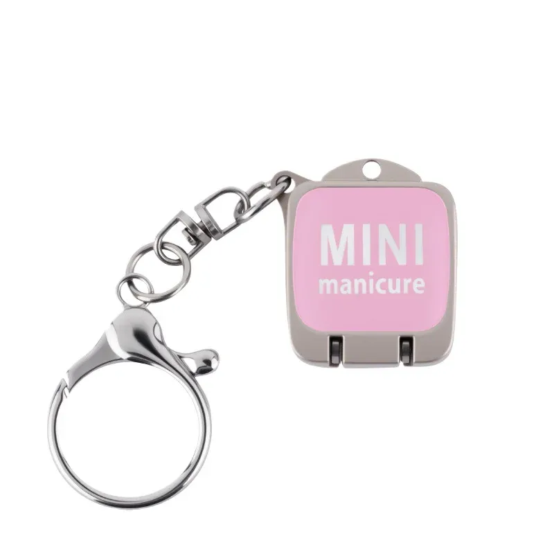 Coupe-ongles compact et portable en acier inoxydable avec rangement et angle de lame 16