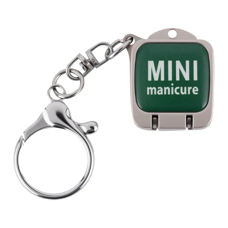 Coupe-ongles compact et portable en acier inoxydable avec rangement et angle de lame 15