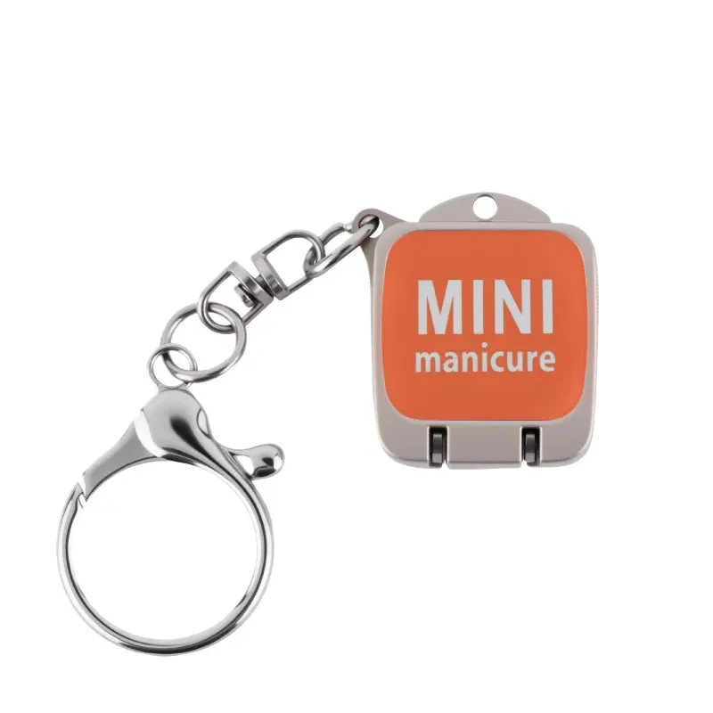 Coupe-ongles compact et portable en acier inoxydable avec rangement et angle de lame 10