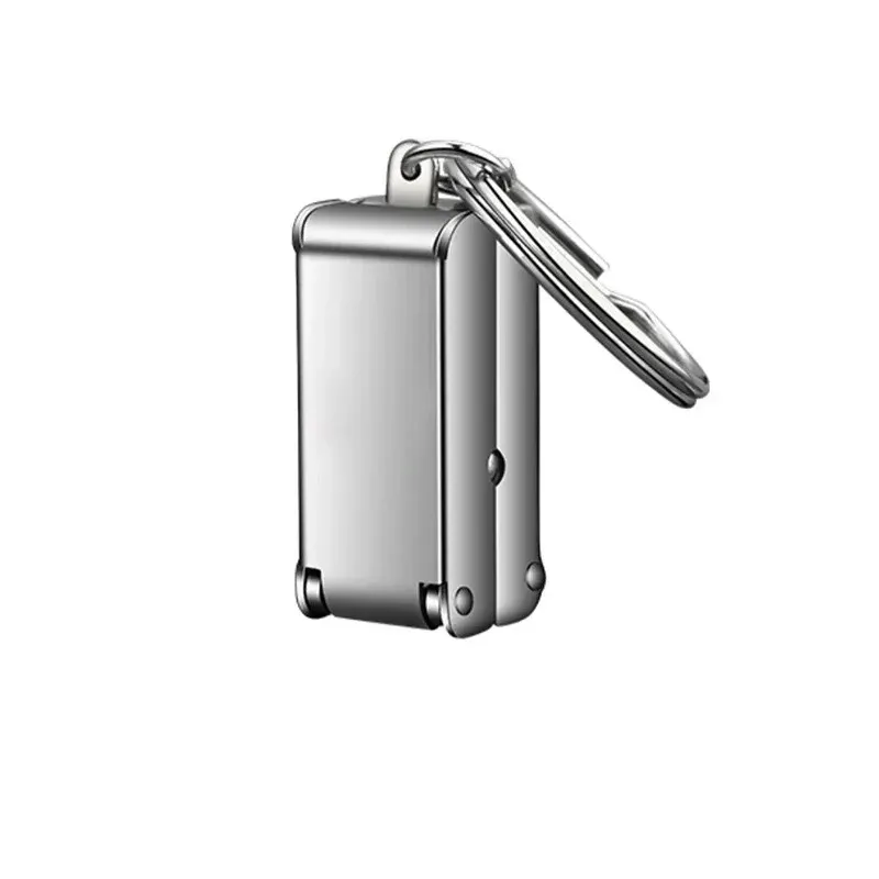Coupe-ongles compact et portable en acier inoxydable avec rangement et angle de lame 7