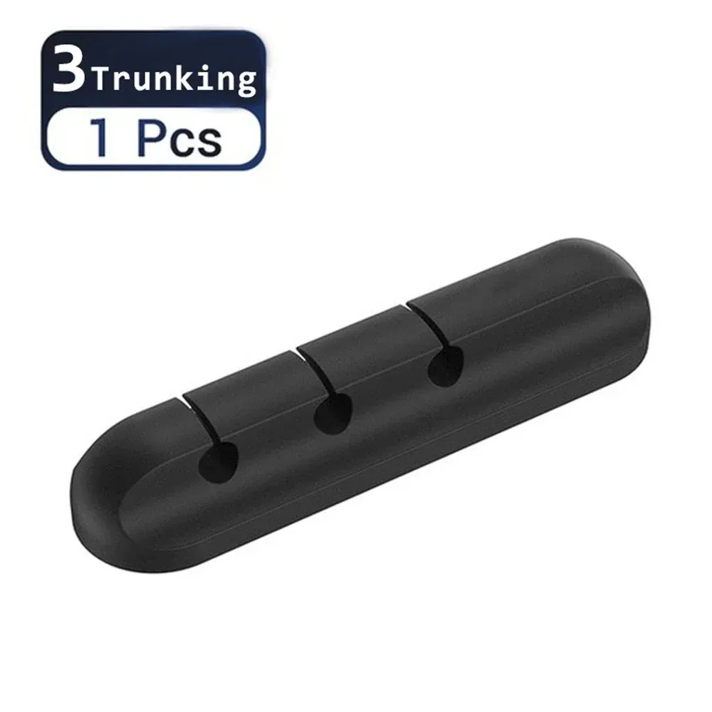 Clips de fixation de câbles, lot de 3, clips de gestion de câbles, clips organisateurs de câbles en silicone auto-adhésifs, adaptés aux câbles de chargement USB de bureau 17