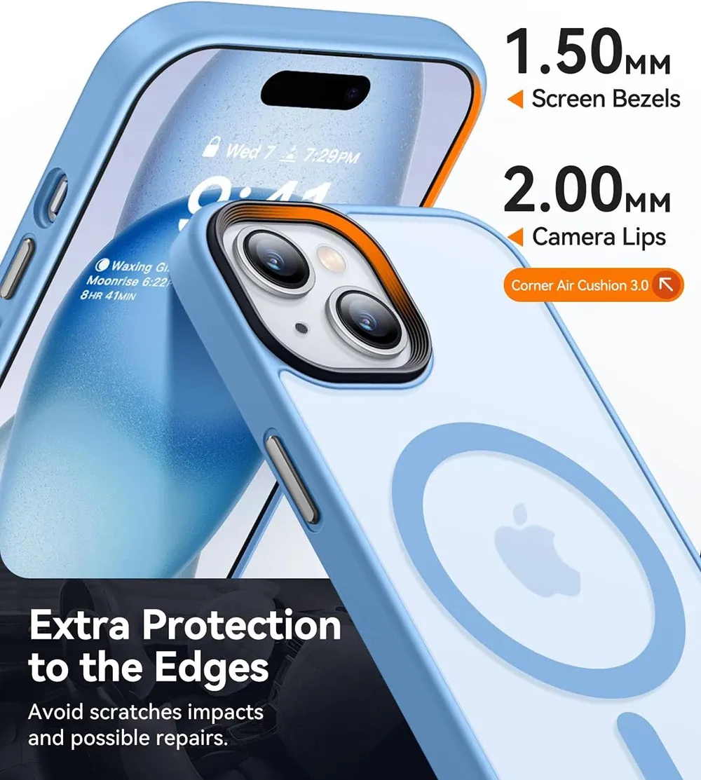 Coque magnétique vue de profil