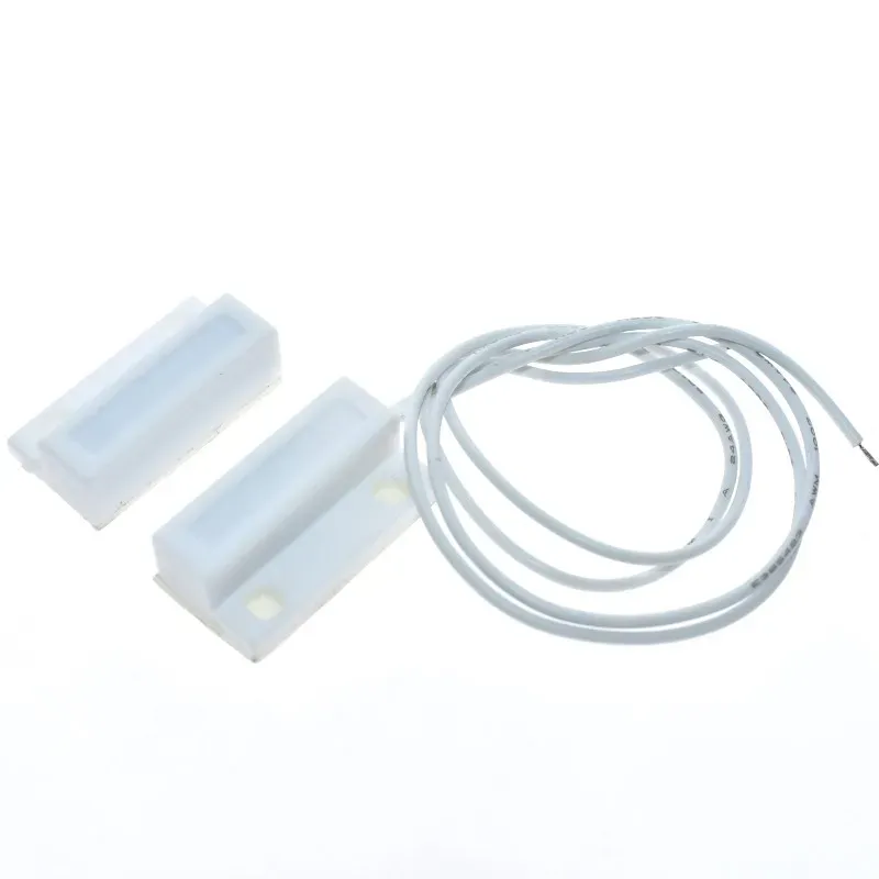 Capteur de porte-fenêtre filaire MC-38, interrupteur magnétique à contact sec, fil de 30 mm, compatible système d'alarme domestique et Arduino 2