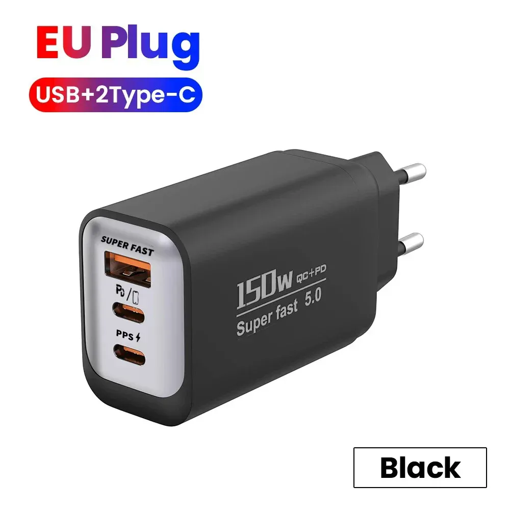Chargeur USB-C, détail des embouts