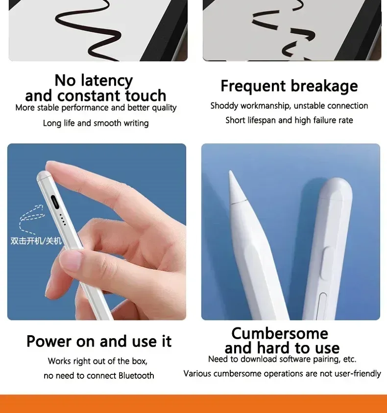 Stylet capacitif vue détaillée