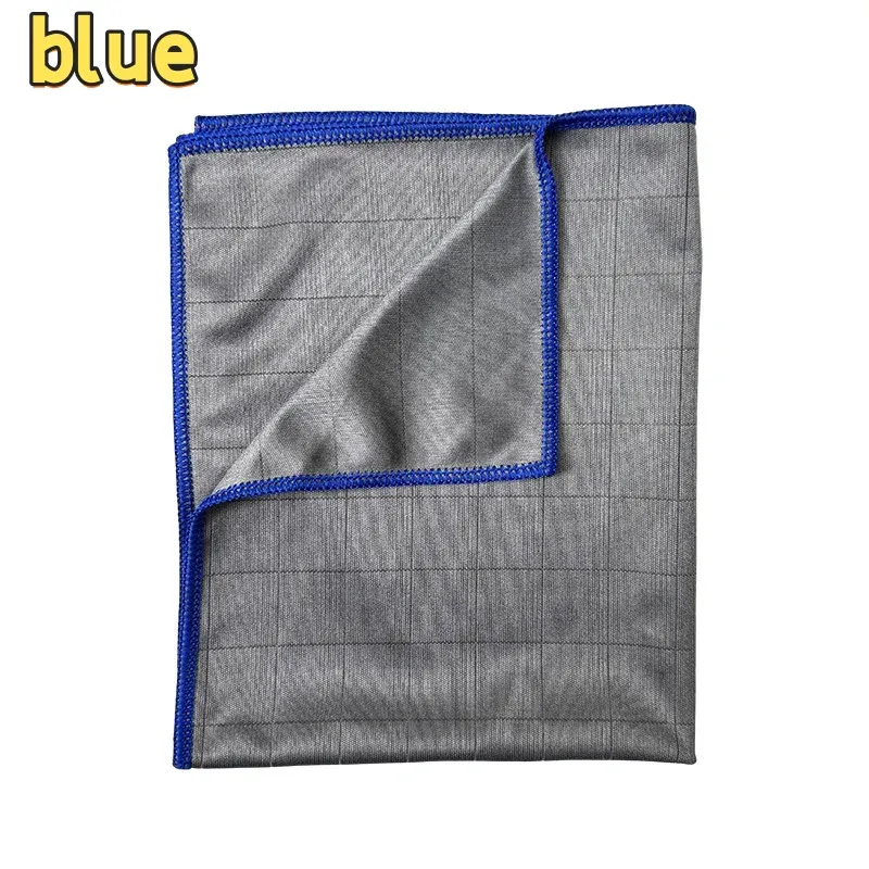 Chiffon de nettoyage en microfibre de carbone, lot de 3, non pelucheux et réutilisable, pour plats de cuisine et vitres en verre, sans stries 10
