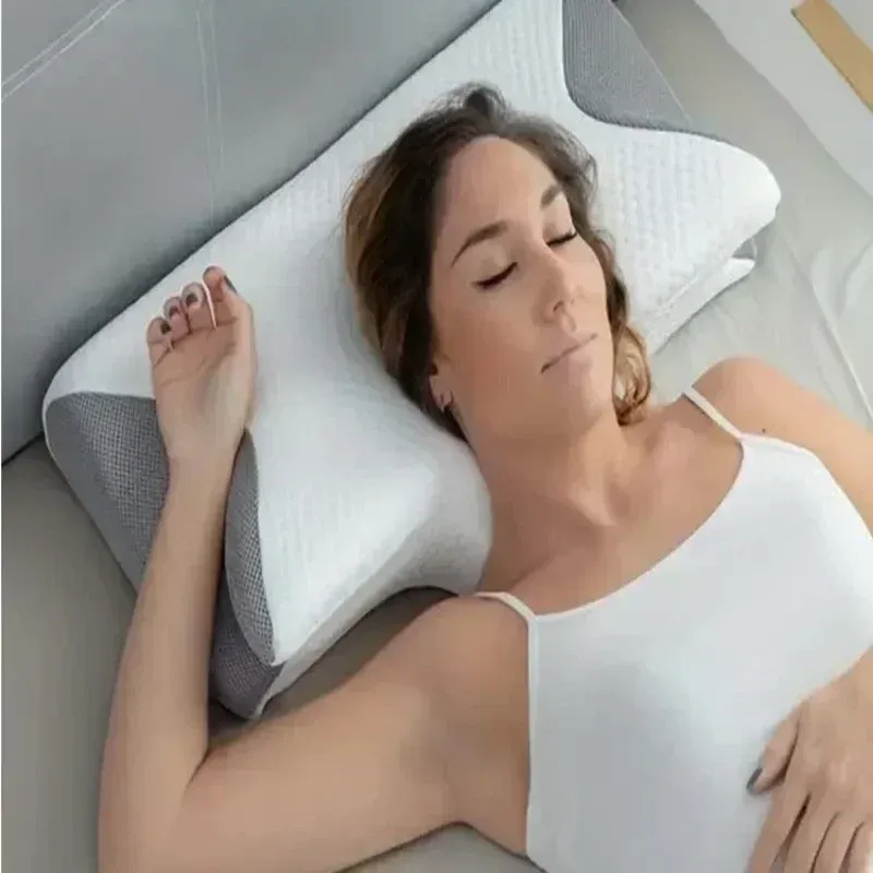 Soutien de la nuque avec l'oreiller papillon