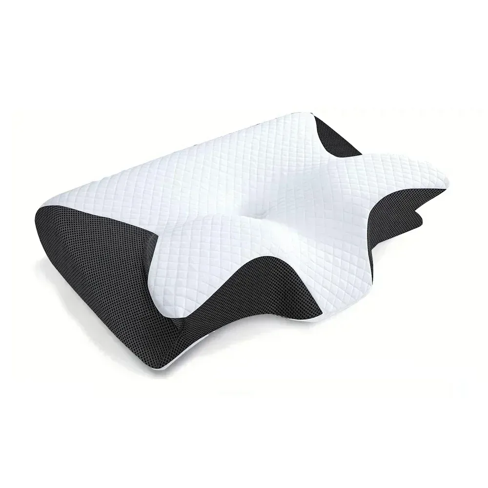 Oreiller papillon en mousse à mémoire de forme, soutien cervical et confort du sommeil 6