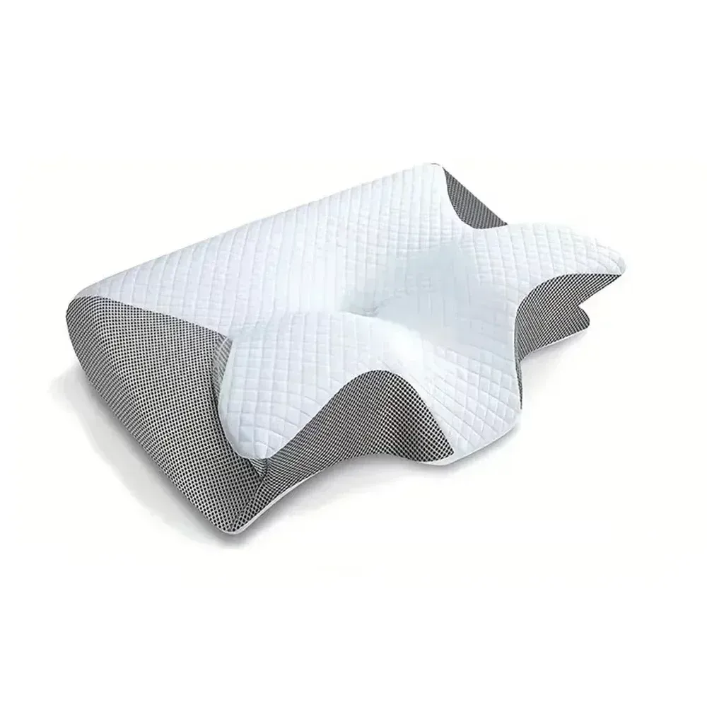 Oreiller papillon en mousse à mémoire de forme, soutien cervical et confort du sommeil 8