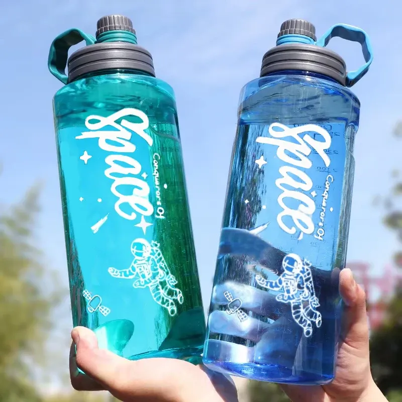 Gourde de sport grande capacité 2 L / 3 L avec filtre, en plastique écologique sans BPA 2