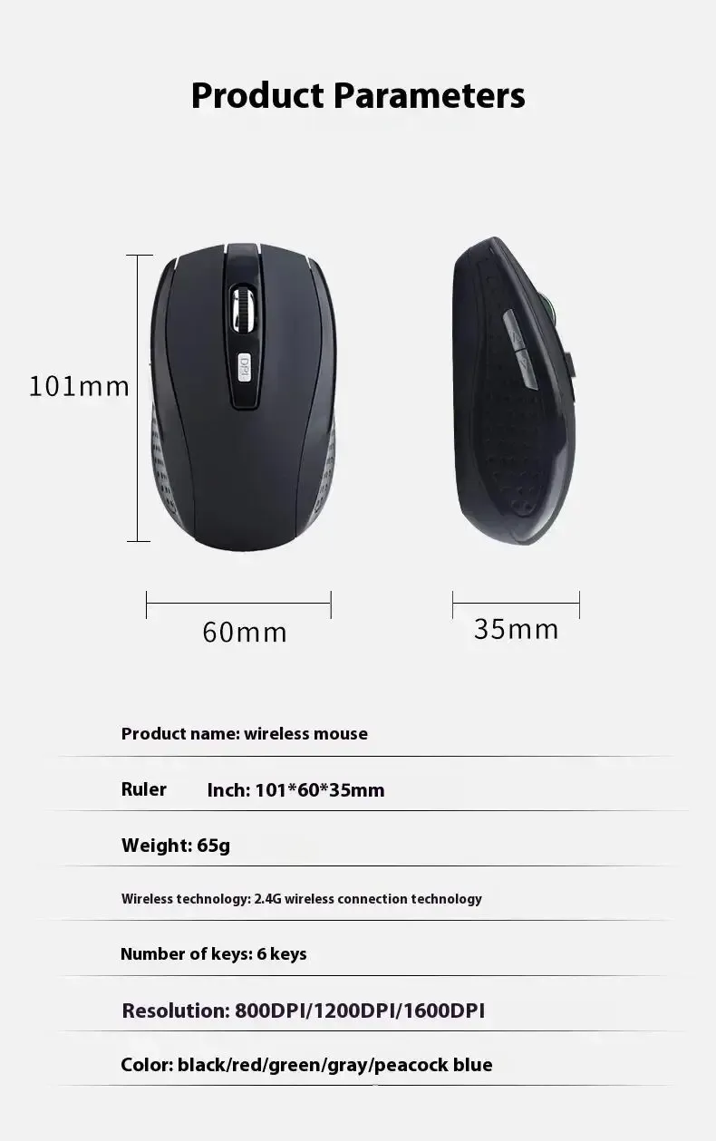 Souris sans fil, élégance et simplicité