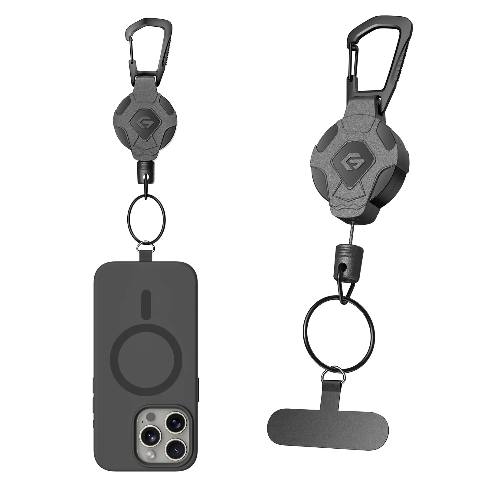 Porte-clés rétractable GITFOS, vue d'ensemble