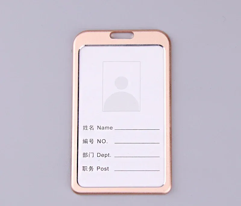 Porte-badge rétractable à pince pour carte d'identité et étiquette de nom de bureau 7