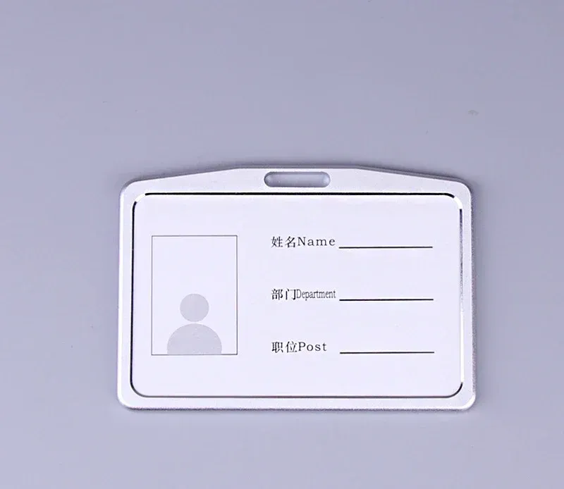 Porte-badge rétractable à pince pour carte d'identité et étiquette de nom de bureau 12