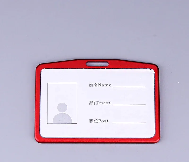 Porte-badge rétractable à pince pour carte d'identité et étiquette de nom de bureau 11